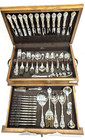 Reed & Barton-Burgundy Sterling Silver Flatware Set, Service for 12/94 Pieces