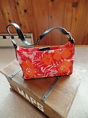 Esprit Handbag Floral red / orange / black