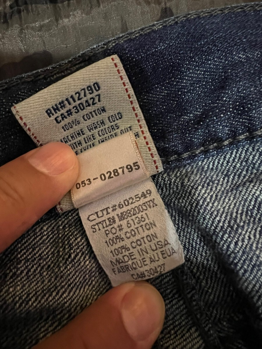 Vintage True Religion Jeans Y2K Mens Billy 38x34 RN#112790 Vintage True Religion Jeans Y2K Mens Billy 38x34 RN#112790