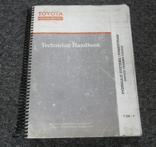 Toyota 7FGU35 7FGU45 7FGU60 7FGU70 Forklift Hydraulic System Service