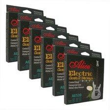 6Sets Alice Electric Guitar Strings Hexagonal Core Nickel Alloy Wound AE530-SL