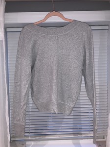 aerie offline twist back sweatshirt