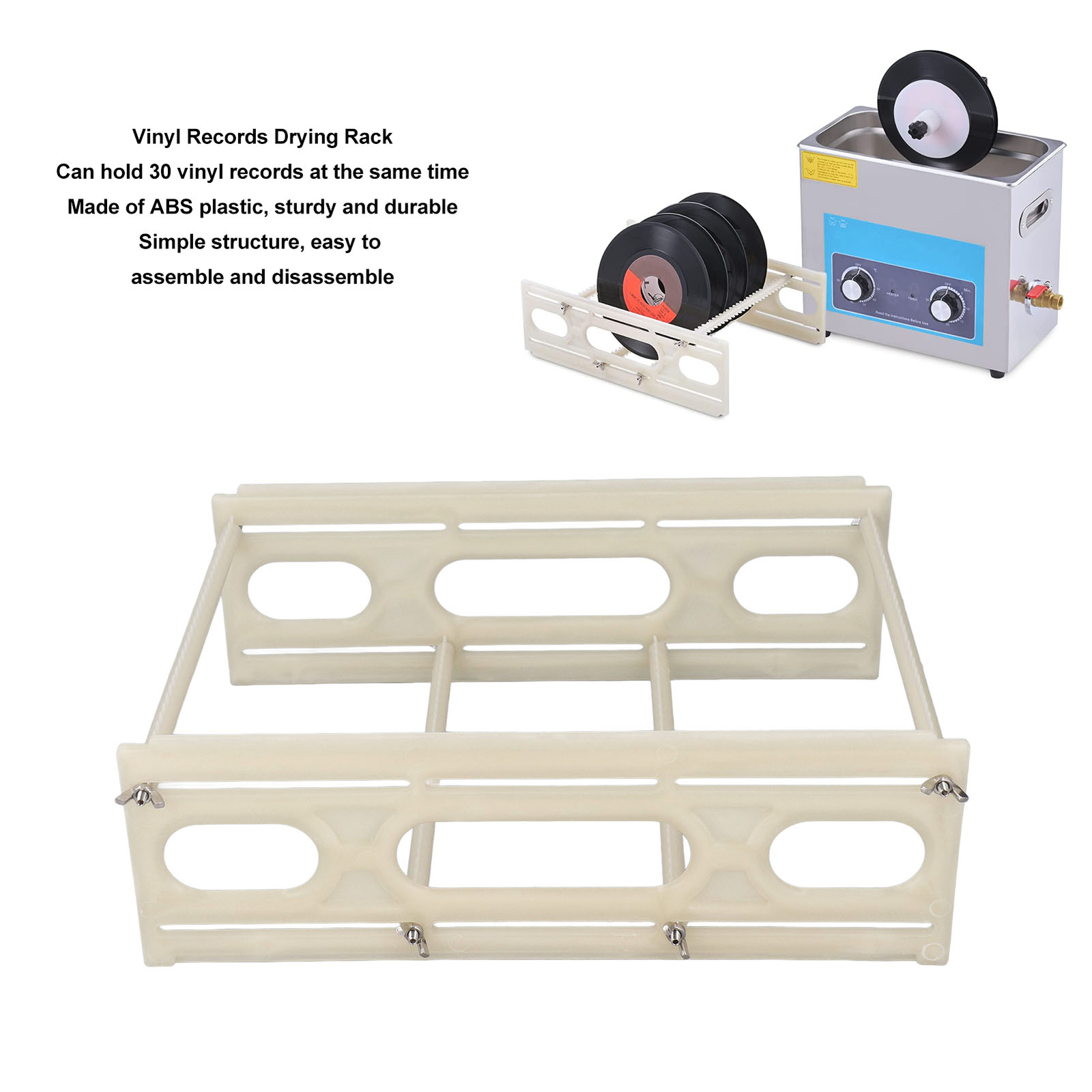 Vinyl Record Drying Rack ABS Plastic Large Capacity Record Storage