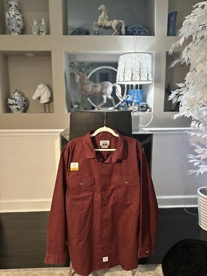 Eddie Bauer Workwear mens shirt Foreman Fit Stain Resistant NWT. $59.99 xl