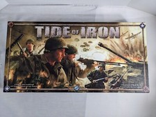 TIDE OF IRON Board Game Open Box UNPUNCHED Unplayed PARTS