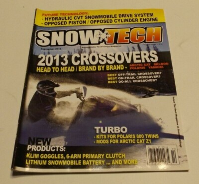 Snow Tech Magazine September 2012 Arctic Cat Z1, Ski-Doo, Polaris 800, Yamaha