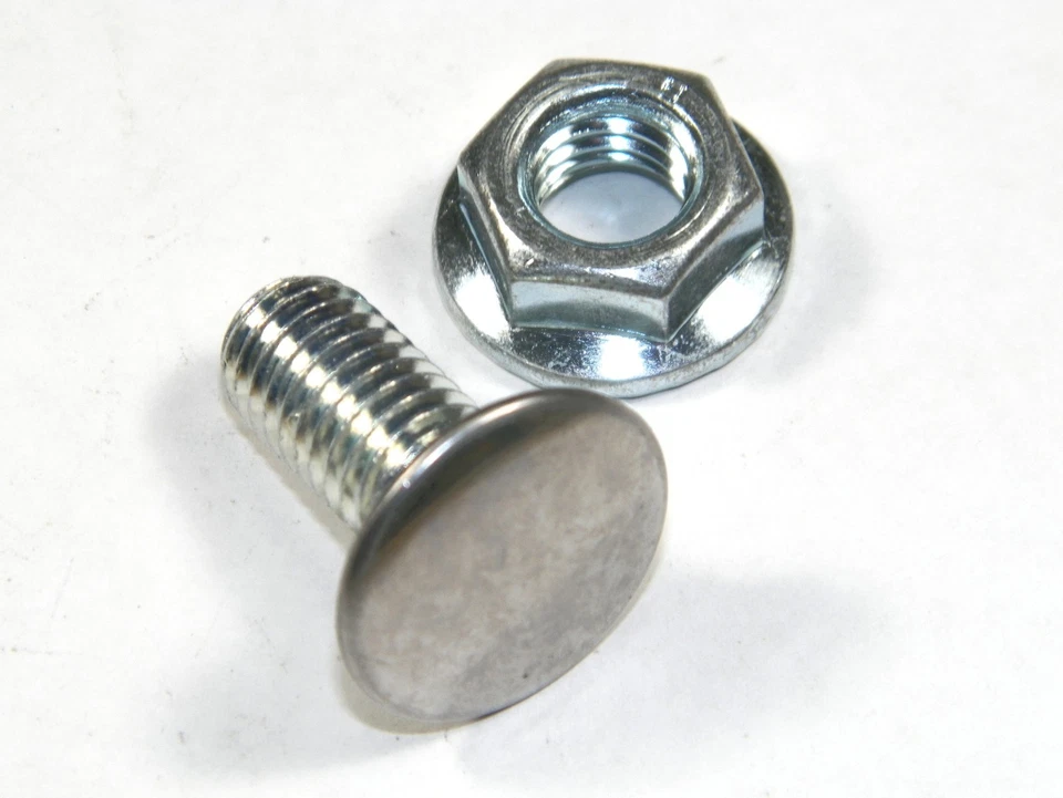 7/16 Bumper Bolts For GM 7/16-14 x 1 With Serrated Nuts (4 Pack) #94 - Image 2 of 4