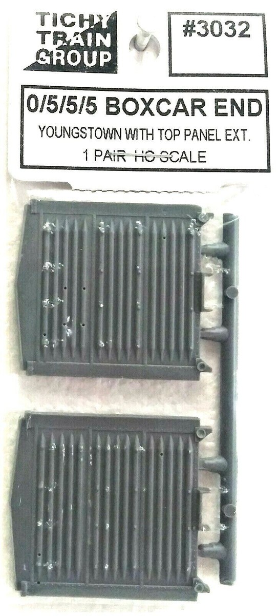 Tichy HO Box Car Ends Rebuilt USRA Without Top Rib 1 Pair 3032 | eBay