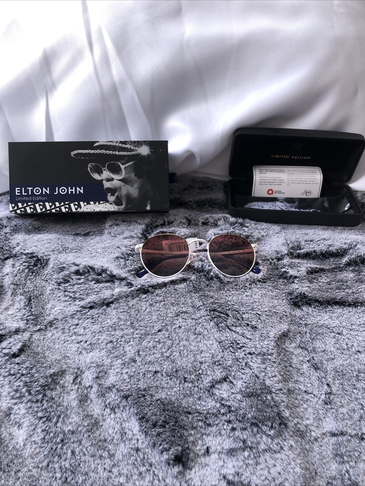 Elton John 2022 Limited Edition DODGER Sunglasses in Gold