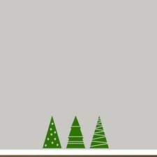 Christmas Trees Wall Decal Set
