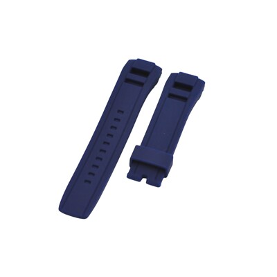 Velatura SNAF59P1 22mm Blue Rubber Watch Strap For Seiko | eBay