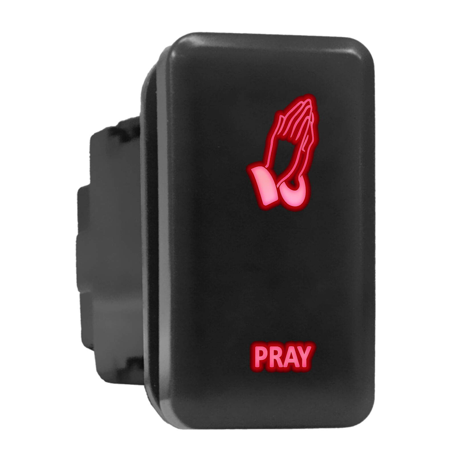 Red LED Push-In Switch for Toyota - 1.54