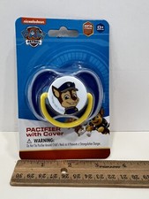 Nickelodeon Paw Patrol Pacifier With Cover, Chase, New