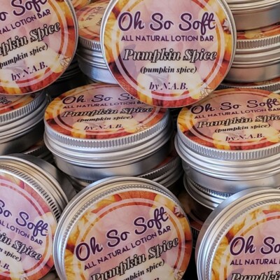Lotion Bar All Natural Oh So Soft Colorado Handmade US Pumpkin Spice essentiaoil