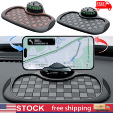 Multifunction Car Anti-Slip Mat Auto Phone Holder Car Dashboard Mat US