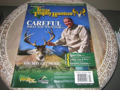 Texas Trophy Hunters March April  2009 Hunting