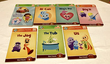 Lot of 7 Leapfrog Tag Junior Short Vowel Sounds and Explore Tag Junior Books