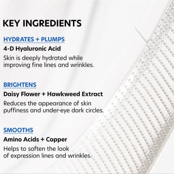 PCA SKIN Hyaluronic Acid Microneedle Eye Patches - 1 Pair - 2 Mask Pads - NEW - Image 3 of 4