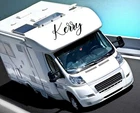 Personalised Motorhome Name Sticker Decals Stickers Camper Van Motor home