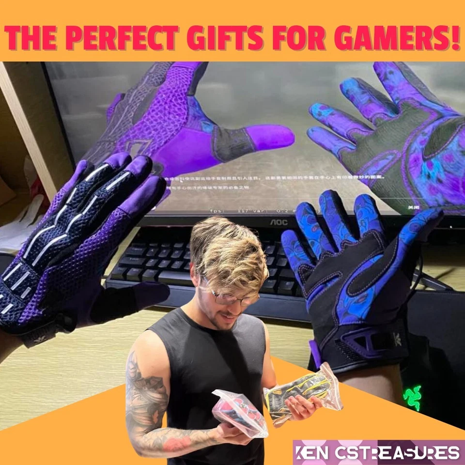 game accessories csgo gloves in real life costume gloves cs2 counterstrike - Image 2 of 4