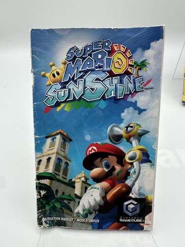 Super Mario Sunshine (GameCube, 2006) manual. Tested working Complete Nintendo - Picture 5 of 5