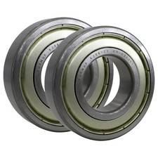 2 PACK USA TURNUP 6206-ZZ 30X62X16MM Double Metal Seal Ball Bearings