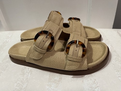 Les Souliers Sezane Sandals Womens USA Size 7 EU 37 - Picture 2 of 5