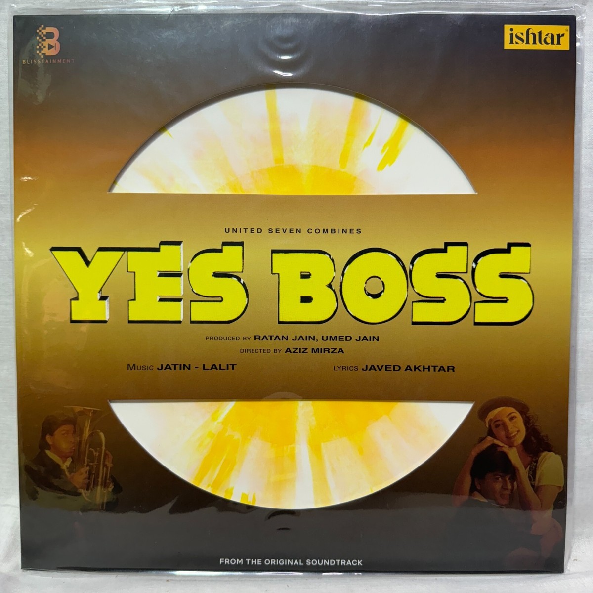 Yes Boss LP Vinyl Record Music Jatin Lalit Rare Bollywood Hindi