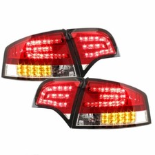 LED Lightbar Design Rückleuchten Für Audi A4 B8  8K  Limousine 08 11 Rot Klar