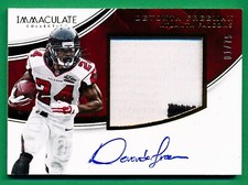 2016 Immaculate DEVONTA FREEMAN Auto AUTOGRAPH PATCH Falcons 01/75