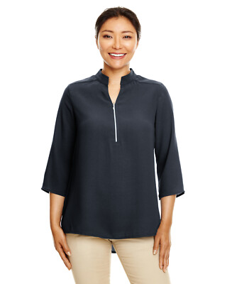 Devon & Jones DP611W Ladies Perfect Fit 3/4 Sleeve Crepe Tunic