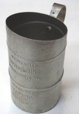 Vintage Barrington Hall The Bakerized Coffee Aluminum Measure for 1 Quart* NICE