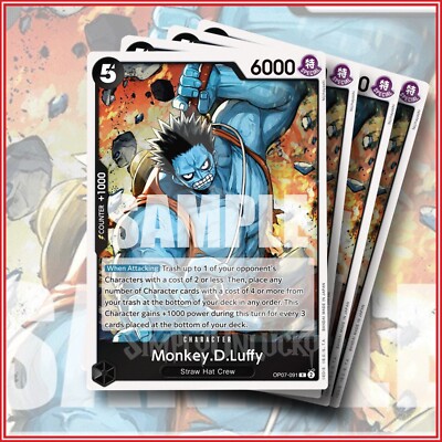 ONE PIECE TCG: x4 Monkey.D.Luffy OP07-091 Rare | 500 Years in the Future | eBay ONE PIECE TCG: x4 Monkey.D.Luffy OP07-091 Rare | 500 Years in the Future | eBay
