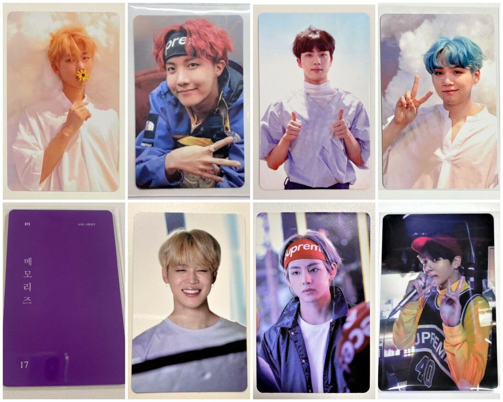 BTS Bangtan Memories of 2017 DVD Limited Official Photocard Photo