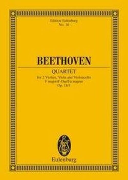 Thumbnail - Streichquartett F-dur | Ludwig Van Beethoven | Deutsch | Broschüre |