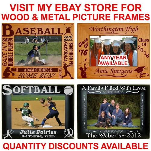 Boys Girls Golf Team Personalized Metal Photo Frames 4x6 5x7 8x10 Custom Picture - Picture 4 of 69