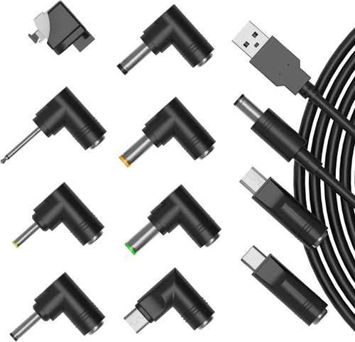 IBERLS USB to DC 5V Power Cable, Universal 5.5 X 2.1Mm Charging Cord Camera MP3 - 第 10/12 張圖片