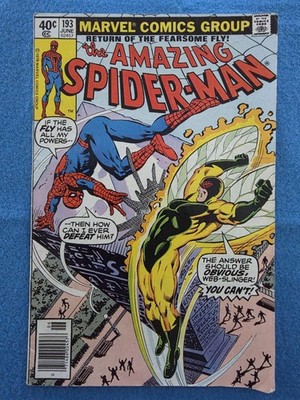 The Amazing Spider-Man, June 1979 #193, Marvel Comics. Return Of Fearsome Fly