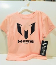 Lionel Messi Pink Black Shirt Unisex 2-year-old ' toddler . Soccer Futbol