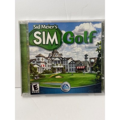 Sid Meiers Sim Golf PC Game EA Games Firaxis Jewel Case Retro SimCity SimCoaster