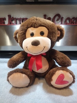 Monkey Jungle Stuffed Animal Heart 11 In. Walgreens 