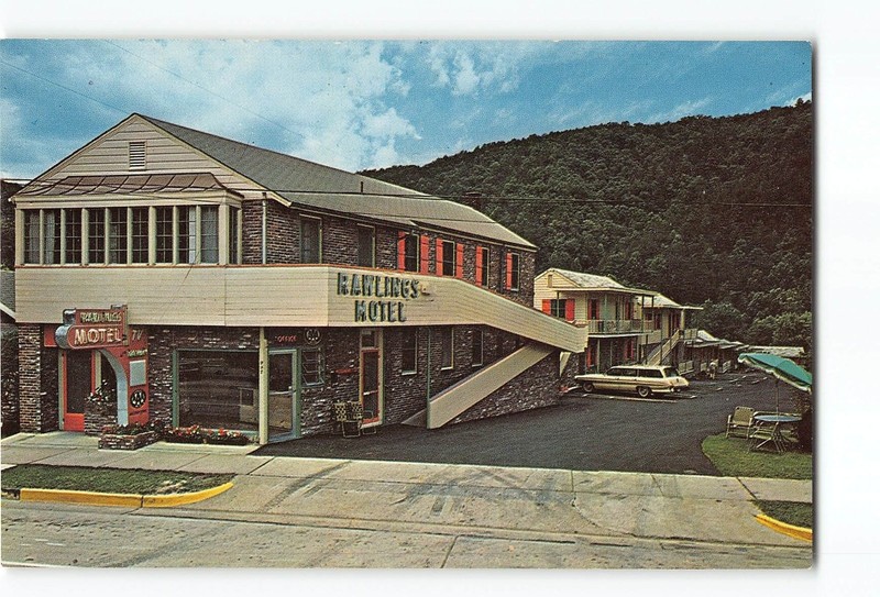 Gatlinberg Tennessee TN Vintage Postcard Rawlings Motel