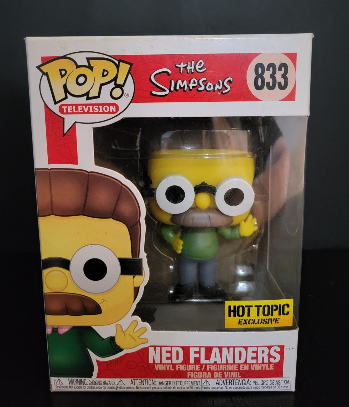 Ned Flanders 833 Hot Topic Funko Pop The Simpsons Mib New