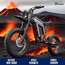 Shengmilo S900 ELECTRIC BICYCLE 1500W 20" E-bike 30AH 40MPH E-Motorcycle Moped