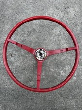 Vintage Used 1965 -66 Ford Mustang Red Steering Wheel Vintage Used 1965 -66 Ford Mustang Red Steering Wheel