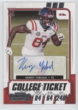 2021 Panini Contenders Draft Picks College Ticket Kenny Yeboah #180 Auto n5h