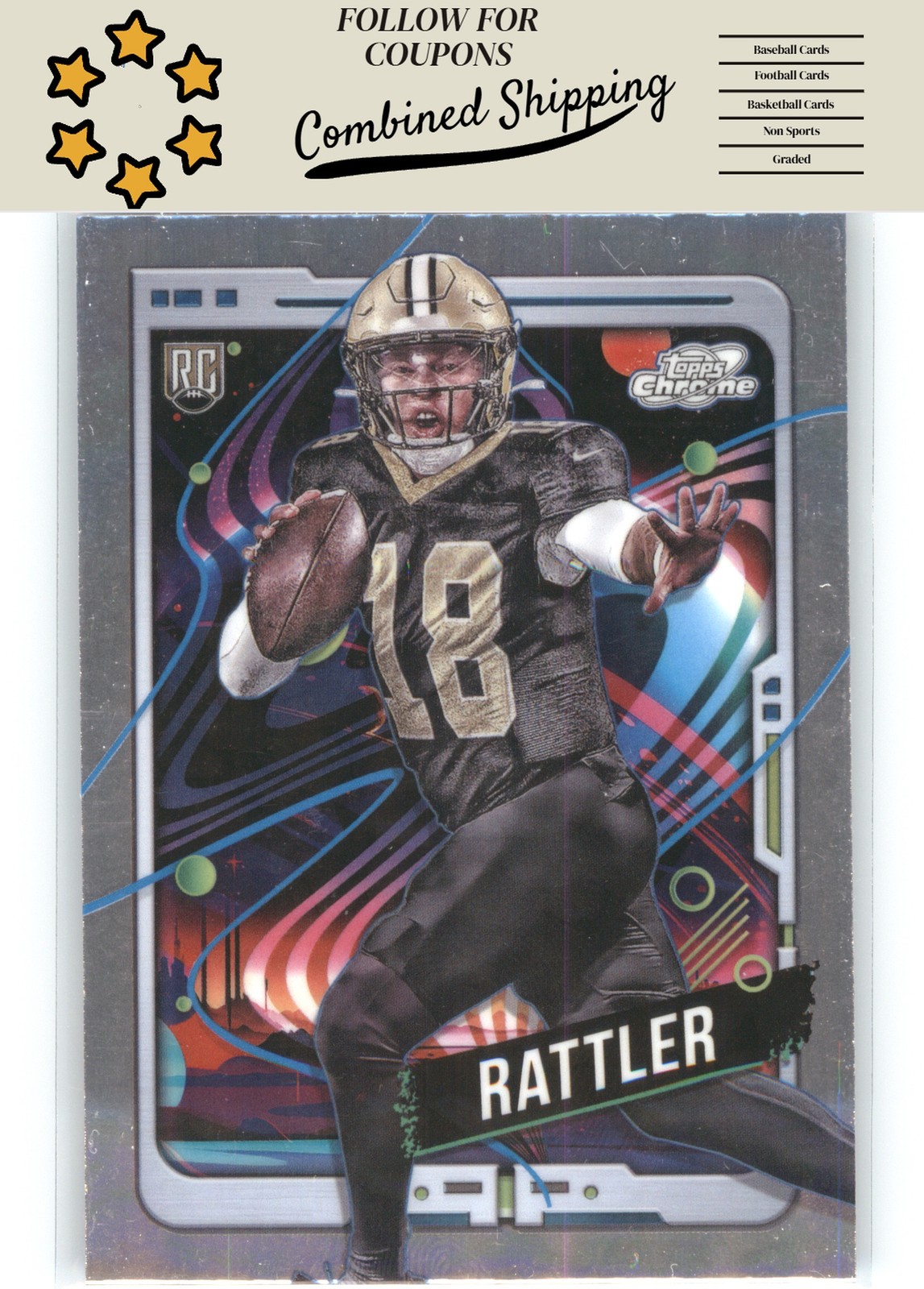 2024 Topps Chrome Cosmic #164 Spencer Rattler