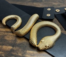 Zara Serpent Stretch Belt New with Tags Size 30 SOLD OUT HTF