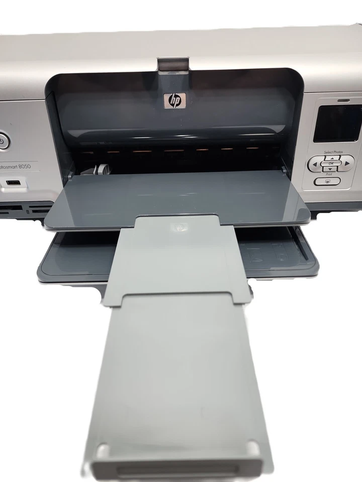 HP Photosmart 8050 Digital Photo Inkjet Printer USB Color Compact Desktop - Image 4 of 4