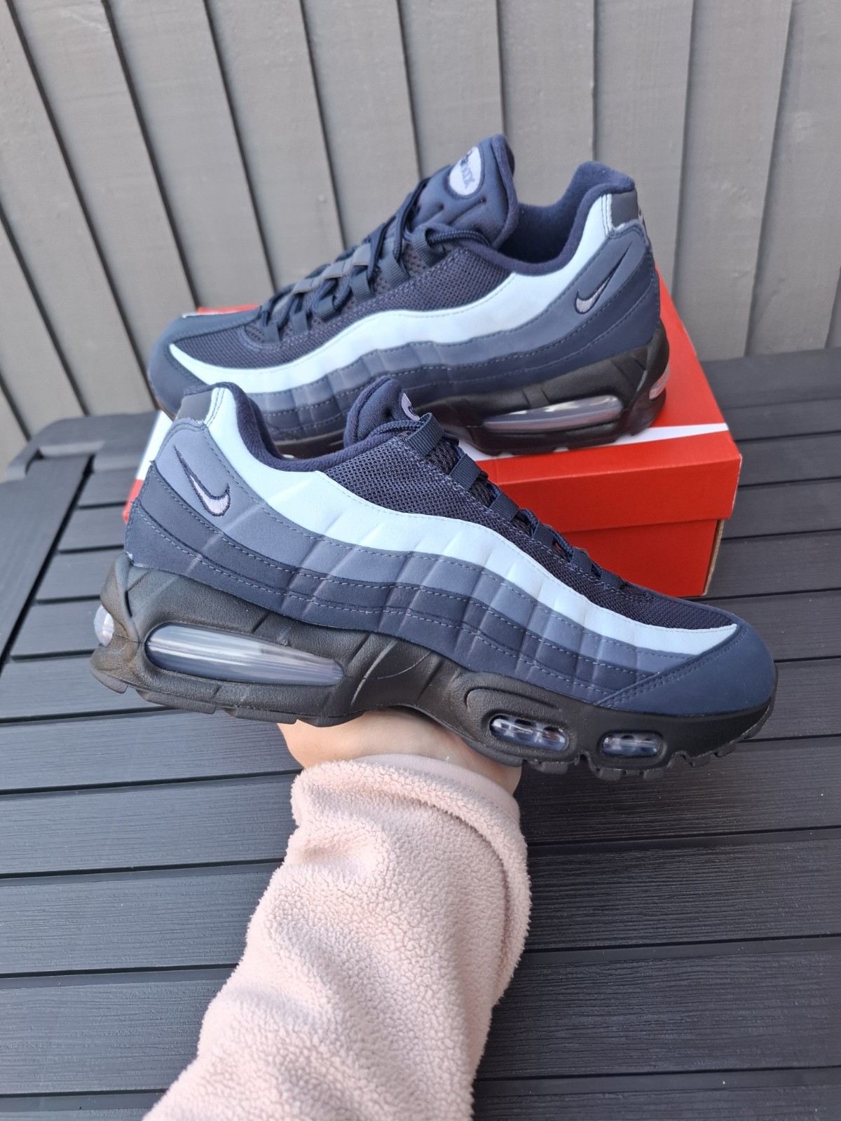 Nike Air Max 95 OG Big Bubble Obsidian Celestine Blue Men’s Size 9.5 UK RRP £175 image 2